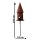 Gartenstecker Vogelhaus gross im Rost Design H: 45 cm - Rostfigur für den Garten, Gartendeko, Metalldeko