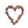 Drahtherz / Perlenherz, bunt mit Tropfen zum Aufhängen - Herz aus Draht, Fensterdeko, Muttertag