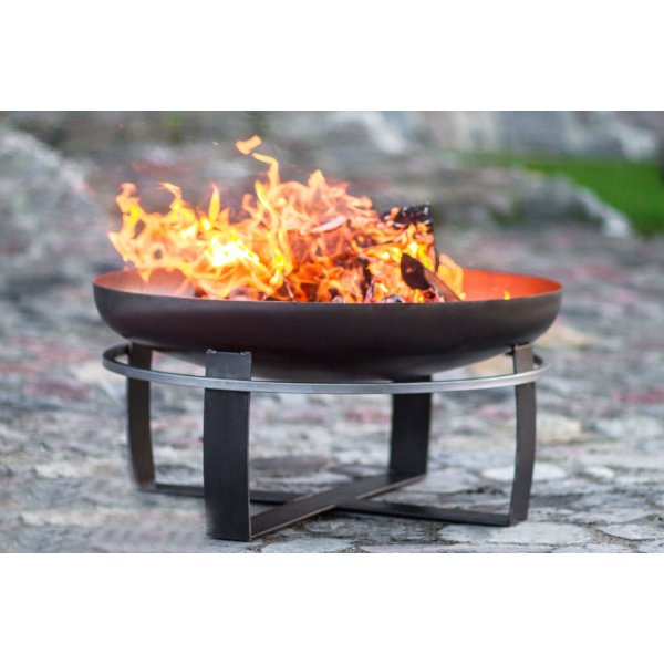 CookKing Feuerschale Viking D: 80 cm - Design Feuerkorb, Feuerstelle