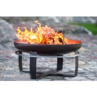 CookKing Feuerschale Viking D: 80 cm - Design Feuerkorb,...