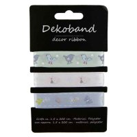 3er Set Geschenkband Vogel/Schmetterling - tolles...