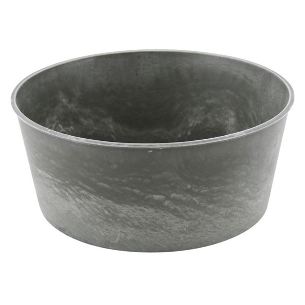 Dekoschale Beton Look (Kunststoff) D: 36,5cm - Mini Teich Balkon, Deko Schale