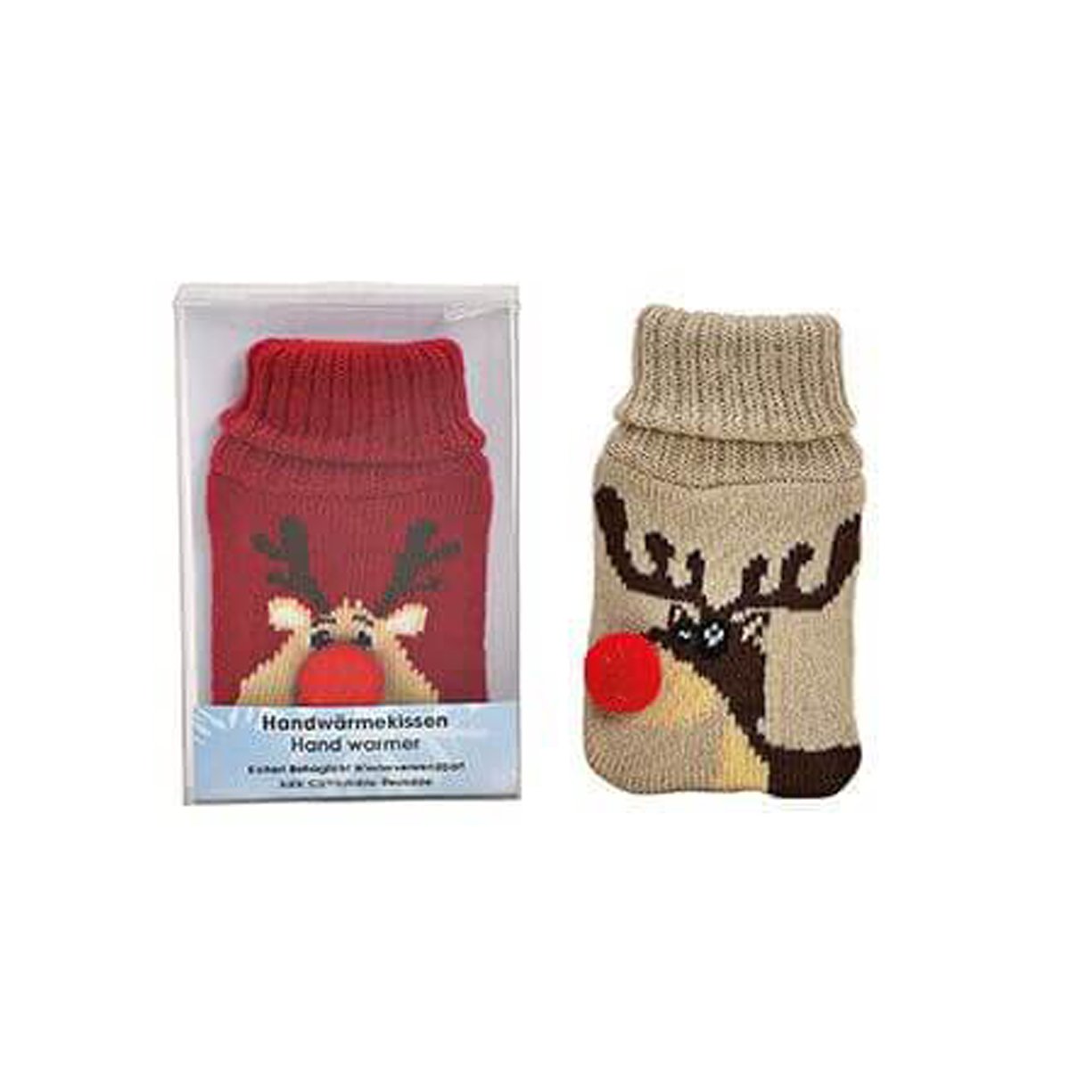 Handwärmer Mit Strickhülle - Wiederverwendbare Taschenwärmer Gegen Kalte Hände