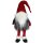 Großer Wackelgnom, rot grau, Wichtel 65 cm - Weihnachts Deko, Weihnachtswichtel, Zwerg