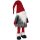 XL Wackelgnom, rot grau, Wichtel 80 cm - Weihnachts Deko, Weihnachtswichtel, Zwerg