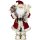 Große Weihnachtsmann Figur mit Ski, 45 cm, Santa Deko Figur, Weihnachtsdeko, Schaufenster Deko