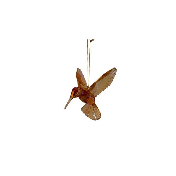 Baumschmuck Kolibri, gold irisierend- Baumkugel Vogel, Weihnachtsdeko, Christbaumkugel
