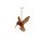 Baumschmuck Kolibri, gold irisierend- Baumkugel Vogel, Weihnachtsdeko, Christbaumkugel