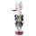 Nussknacker Hase H: 45 cm, Hollywood Nutcrackers white Rabbit, Sammlerstück