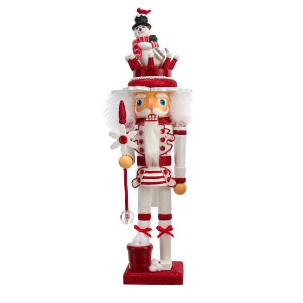 Nussknacker Schneemann Weihnachten H: 45 cm, Hollywood Nutcrackers Snowman Sammlerstck