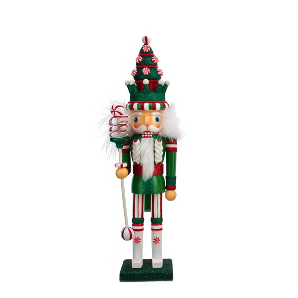 Nussknacker Weihnachten mit Baum Hut H: 45 cm, Hollywood Nutcrackers Tree Sammlerstück
