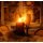 Rost Engel mit Kerzenhalter H: 32 cm - Rostfigur, Gartendeko im Advent, Weihnachtsdeko