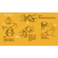 Handwärmer Zippo 12h Gold - Taschenwärmer, Taschenofen Outdoor