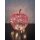Dekoleuchte Apfel (S) Glas, Rosa, Apfel Lampe mit LED Lichterkette, Dekolampe, Tischleuchte, Apfellampe