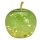 Dekoleuchte Apfel (S) Glas, Hellgrün,  Apfel Lampe mit LED Lichterkette, Dekolampe, Tischleuchte, Apfellampe