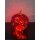 Dekoleuchte Apfel (S) Glas Rot,  Apfel Lampe mit LED Lichterkette, Dekolampe, Tischleuchte, Apfellampe