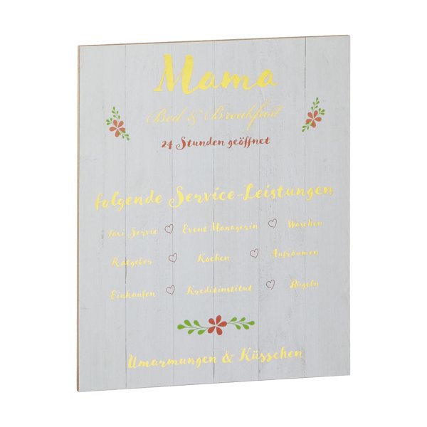 Plankenschild Mama Holzschild zum Muttertag, Muttertagsgeschenk, Geschenk Mama