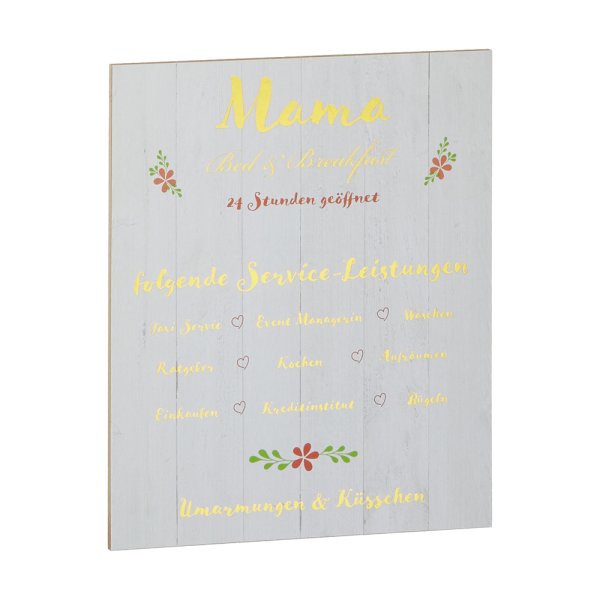 Plankenschild Mama Holzschild zum Muttertag, Muttertagsgeschenk, Geschenk Mama