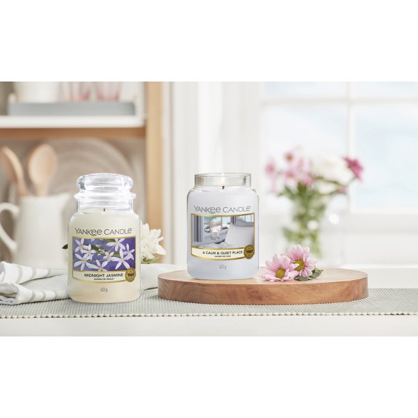 Yankee Candle Duftkerze im Glas (gro) A CALM AND QUIET PLACE - Kerze mit Brenndauer bis zu 150 Stunden
