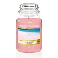 Yankee Candle Duftkerze im Glas (groß) PINK SANDS - Kerze mit Brenndauer bis zu 150 Stunden