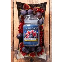 Yankee Candle Duftkerze im Glas (groß) MULBERRY & FIG DELIGHT - Kerze mit Brenndauer bis zu 150 Stunden