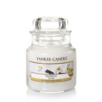 Yankee Candle Duftkerze im Glas (klein) VANILLA - Kerze...