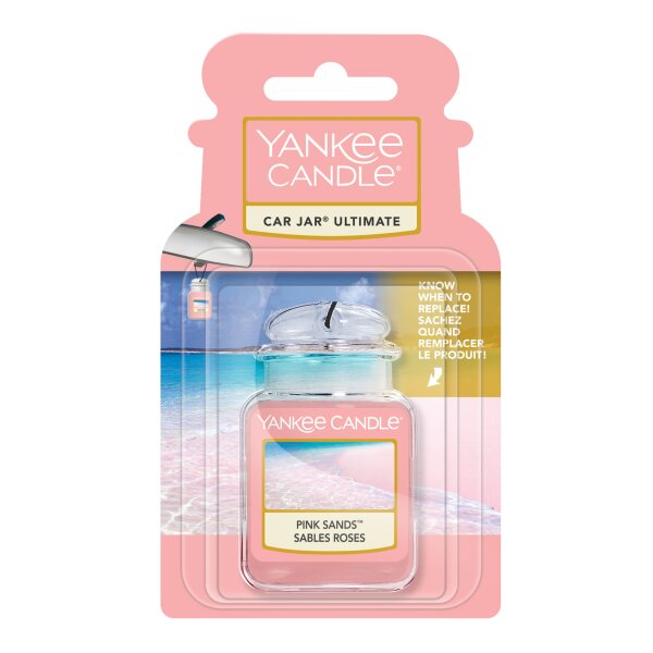 Auto Duft, Lufterfrischer Wohnung PINK SANDS - Yankee Candle Car Jar Ultimate, Raumduft, Autoduft