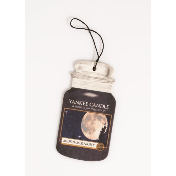 Auto Duft, Lufterfrischer MIDSUMMERS NIGHT - Yankee Candle Car Jar Paper, Raumduft, Autoduft