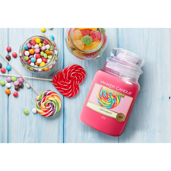 Yankee Candle Duftkerze im Glas (gro) TUTTI FRUTTI - Returning Favourites (Limited Edition)