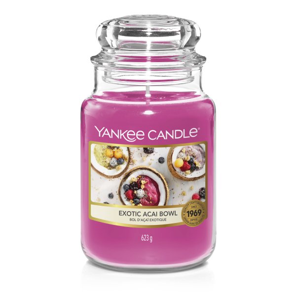 Yankee Candle Duftkerze im Glas (groß) EXOTIC ACAI BOWL - The Last Paradise Collection