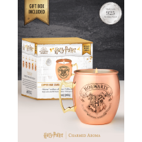 Harry Potter Duftkerze im Kupfer Becher mit Halskette von Charmed Aroma, Kerze mit Schmuck