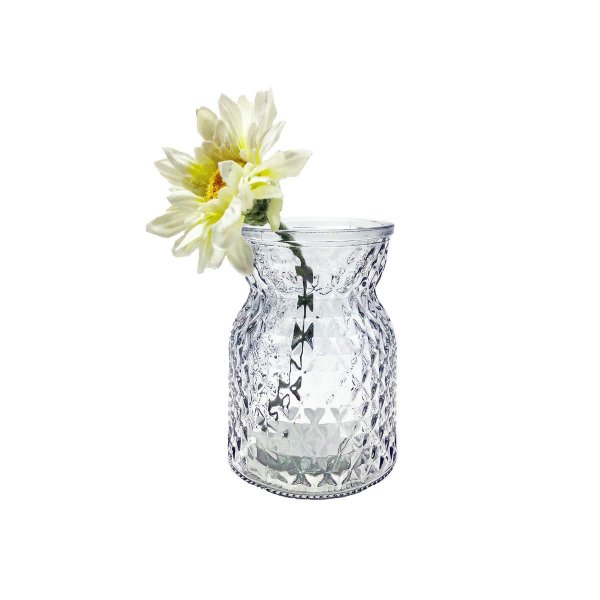 Glasvase "Posh", kleine Vase, H: 10,5 cm - kleine Vasen, Blumenvase, Tischdekoration, Deko Hochzeit