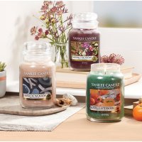 Yankee Candle Duftkerze im Glas (groß) SEASIDE WOODS - Kerze mit Brenndauer bis zu 150 Stunden