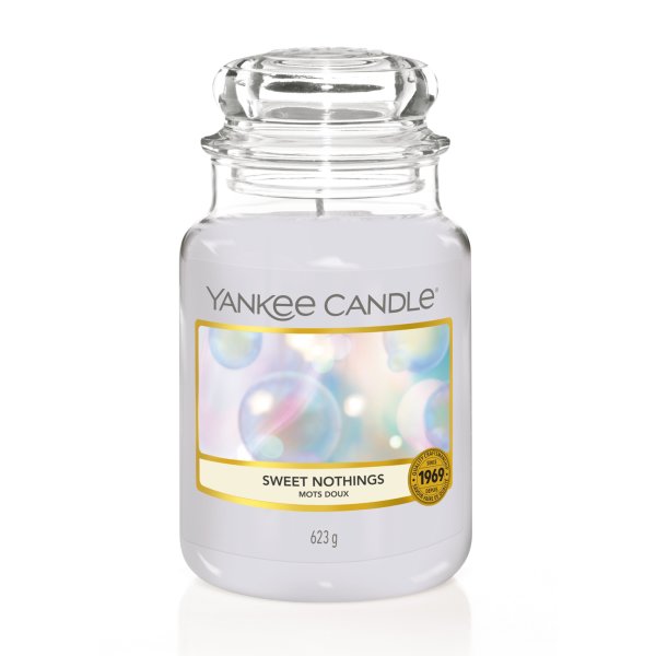Yankee Candle Duftkerze im Glas (groß) SWEET NOTHINGS  - Kerze mit Brenndauer bis zu 150 Stunden