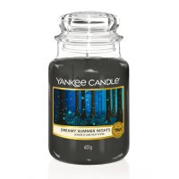 Yankee Candle Duftkerze im Glas (groß) DREAMY SUMMER NIGHTS - Kerze mit Brenndauer bis zu 150 Stunden