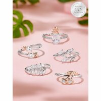 Duftkerze Ananas Pineapple mit Überraschungs Ring von Charmed Aroma, Kerze mit Schmuck Gr. 8 / L (57/58)