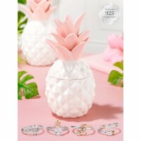 Duftkerze Ananas Pineapple mit Überraschungs Ring von Charmed Aroma, Kerze mit Schmuck Gr. 9 / XL (59/60)