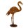 Dekofigur Flamingo im Rost Design H: 77 cm - Vogel, Rostfigur für den Garten, Gartendeko, Metalldeko