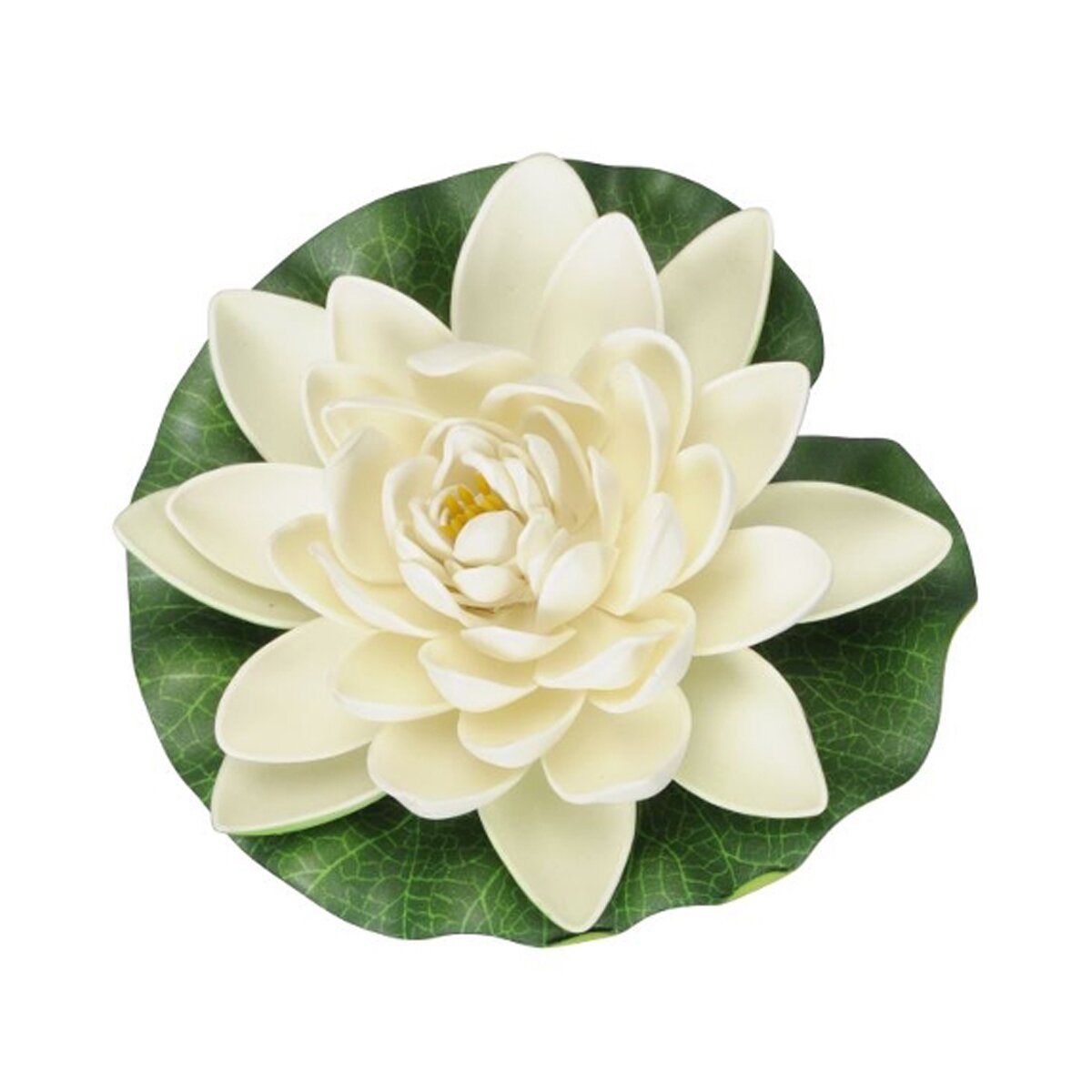 Seerose für Schwimmschale weiss D:18 cm, als Teich Deko, Deko für Vog, 2,99 €