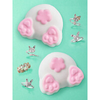 Badebombe Hase Bunny mit Ring von Charmed Aroma, Badekugel mit Schmuck Gr. 7 = M (54/55)