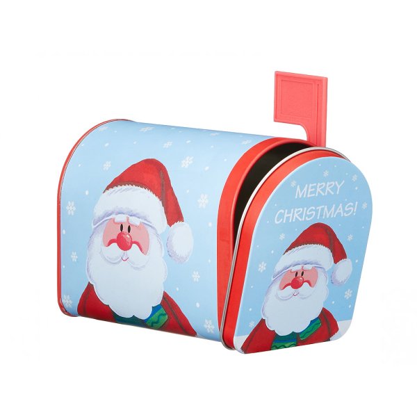 Geschenkdose Weihnachten, Briefkasten mit Weihnachtsmann - Geschenkbox für Geldgeschenke, Wichtelges