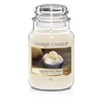 Yankee Candle Duftkerze im Glas (groß) COCONUT RICE CREAM - Kerze mit Brenndauer bis zu 150 Stunden