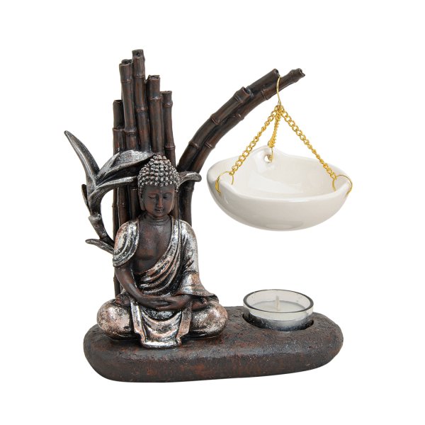 Duftlampe Buddha, Verdunster Buddha, Aromalampe für Duftöl und Duftwachs