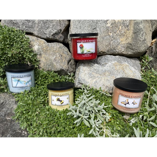 Village Candle Duftkerze im Glas (medium) Bumblebee - Tradition Jar - Gardeners Friends