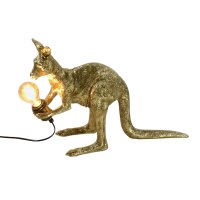 Tischleuchte Lampe Känguru Skippie gold -...