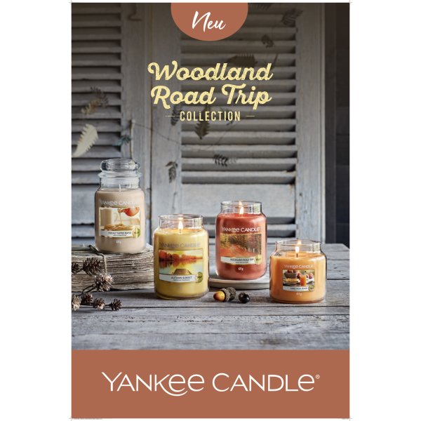 Yankee Candle Duftkerze im Glas (gro) FRESHLY TAPPED MAPLE - Kerze mit Brenndauer bis zu 150 Stunden