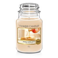 Yankee Candle Duftkerze im Glas (groß) FRESHLY TAPPED MAPLE - Kerze mit Brenndauer bis zu 150 Stunden