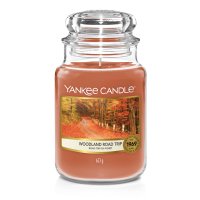 Yankee Candle Duftkerze im Glas (groß) WOODLAND ROAD TRIP - Kerze mit Brenndauer bis zu 150 Stunden