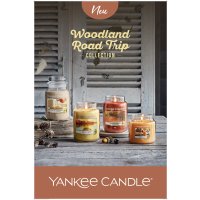 Yankee Candle Duftkerze im Glas (groß) WOODLAND ROAD TRIP - Kerze mit Brenndauer bis zu 150 Stunden
