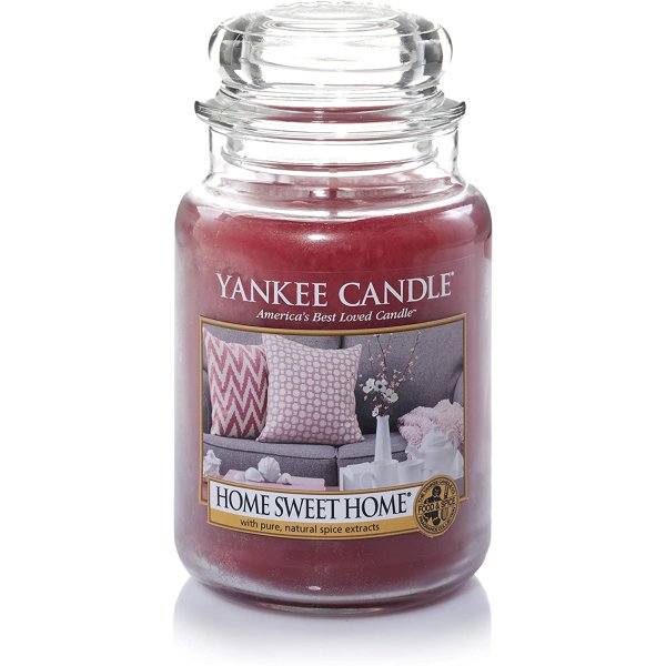 Yankee Candle Duftkerze im Glas (groß) HOME SWEET HOME - Kerze mit Brenndauer bis zu 150 Stunden